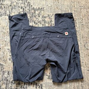 Fjallraven hiking pants gray medium